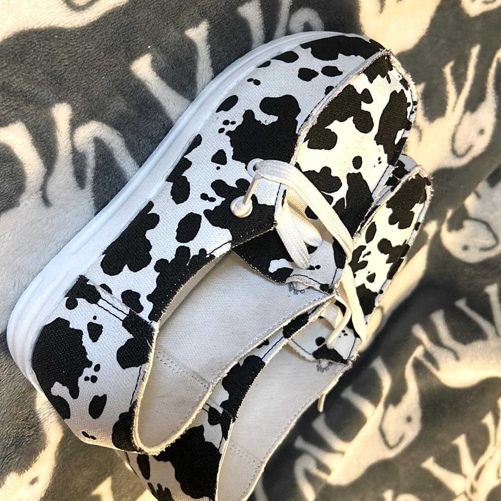 cow print offbrand hey dudes
